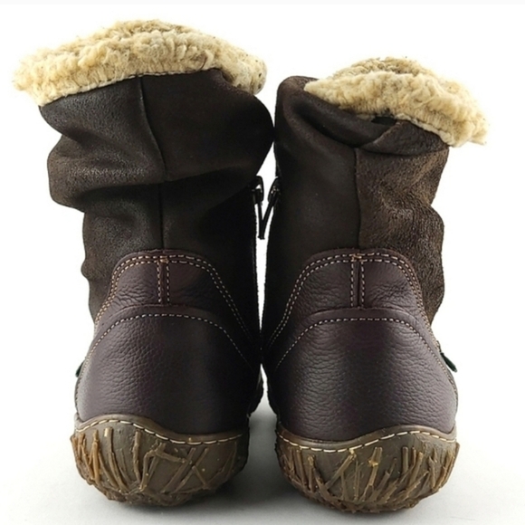 El Naturista Lista Nido Women's Brown Leather Suede Insulated Winter Boots Sz 36 - Picture 13 of 15